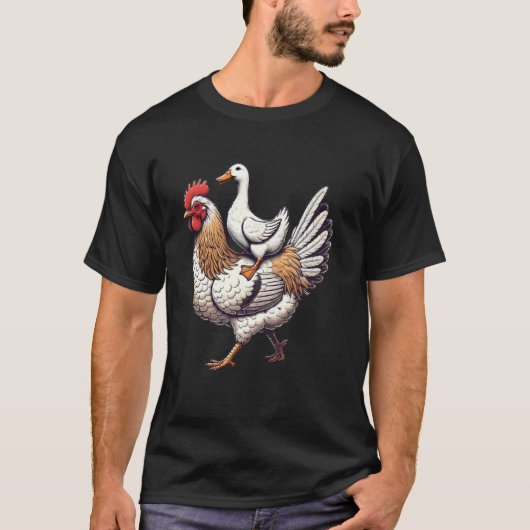 T-shirt Canard Poulet Mignon (Devant)