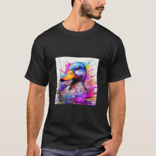 T-shirt canard rétro Pintail Canard Cute Canard Canard Aqu