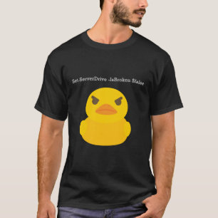 T-shirt Canard serveur d'alimentation