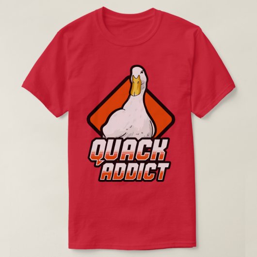 T-shirt Canards Addict Quack (Design devant)