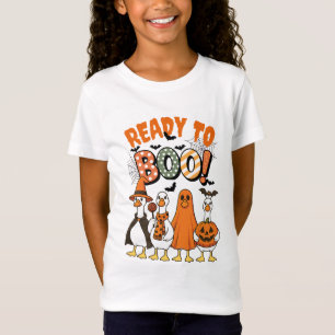 T-Shirt Canards amusants prêts à Boo Halloween