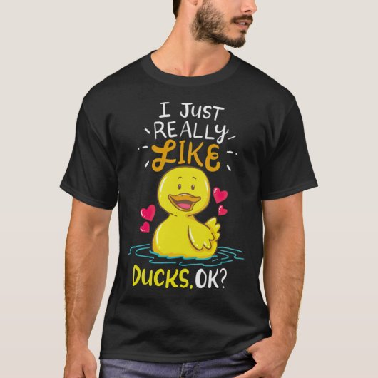 T-shirt Canards animaux noir labrador (Devant)