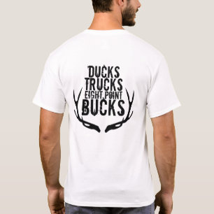 T-shirt Canards, camions, huit mâles de point