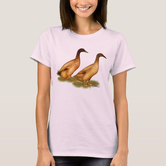 T-shirt Canards :  Campbell kaki (Devant)