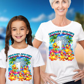 T-shirt Canards de croisière en famille