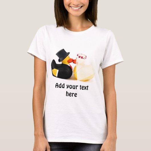 T-shirt Canards de mariage 4 (Devant)