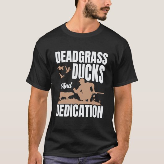 T-shirt Canards Deadgrass Et Dédication Chesapeake Retriev (Devant)