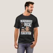 T-shirt Canards Deadgrass Et Dédication Chesapeake Retriev (Devant entier)