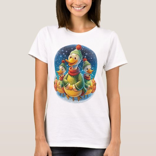 T-shirt Canards d'hiver (Devant)