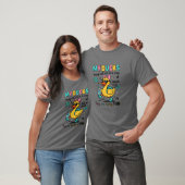 T-shirt Canards drôles pas en rangée (Unisexe)