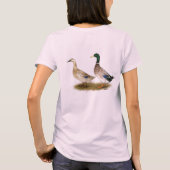 T-shirt Canards : Harlequin argenté de Gallois (Dos)