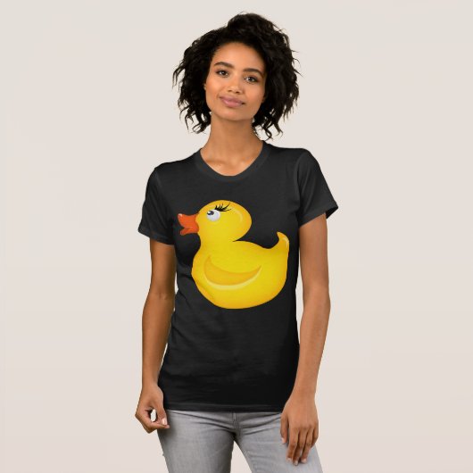 T-shirt Canards jaunes en caoutchouc (Devant entier)