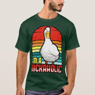 T-shirt Canards Je Suis Un Duckaholic