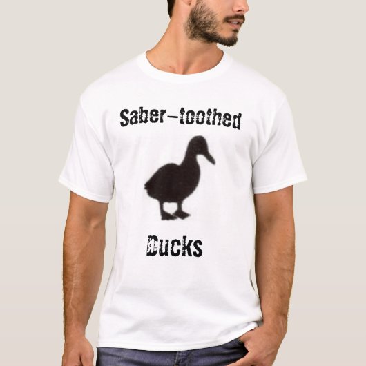 T-shirt canards sabre-dentés (Devant)