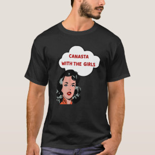 T-shirt Canasta Jeu Nuit Avec Les Filles Fun Jeu Nuit