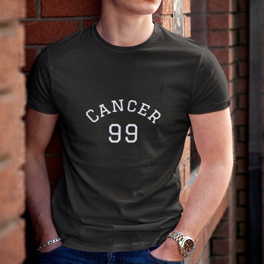 T-shirt Cancer | Anniversaire noir