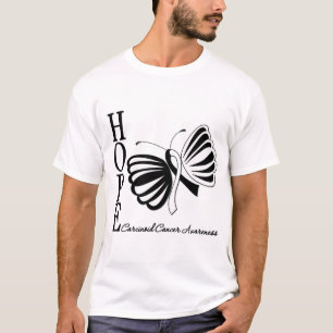 T-shirt Cancer carcinoïde de papillon d'espoir