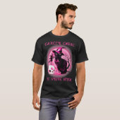 T-shirt Cancer Choix d'une sorcière incorrecte Chat noir C (Devant entier)