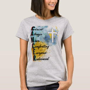 T-shirt Cancer Christian Tee