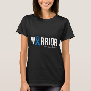T-shirt Cancer colorectal Cancer du côlon Ruban bleu