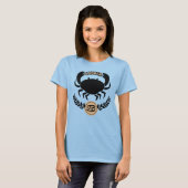 T-shirt Cancer crabe astrologie signe de naissance zodiaqu (Devant entier)