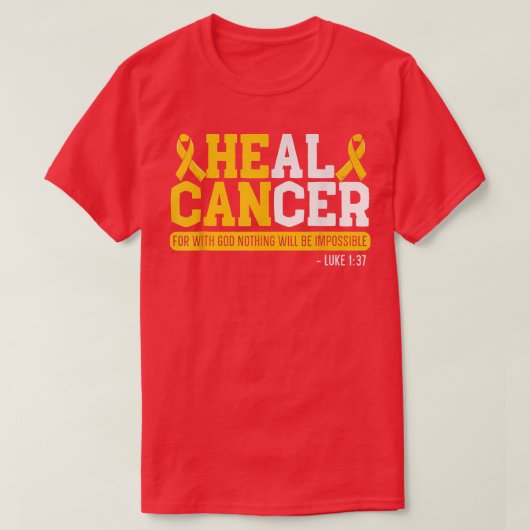 T-shirt Cancer de la guérison Mois de sensibilisation au c (Design devant)
