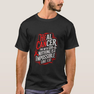 T-shirt Cancer de la guérison Survivant Cancer du sang Gro