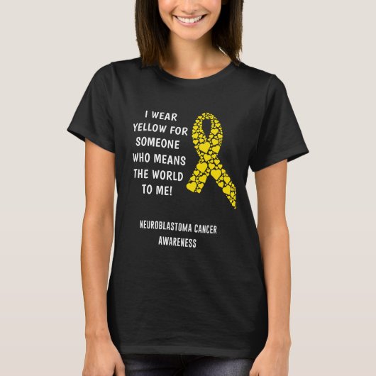T-shirt Cancer de la neurooblastome (Devant)