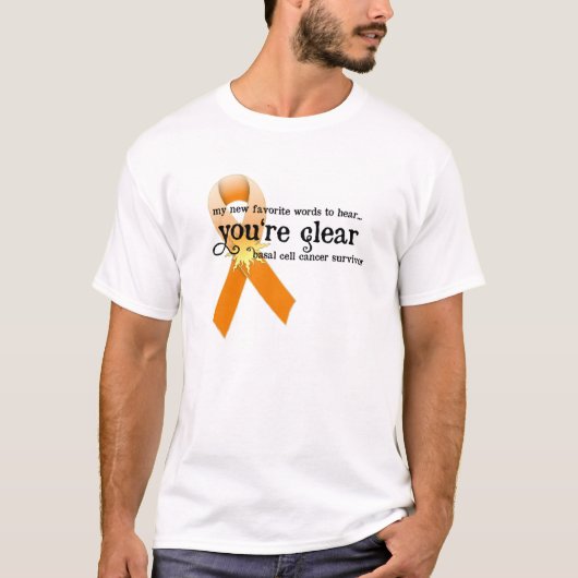 T-shirt Cancer de la peau Survivant D5 :: Vous êtes clair (Devant)