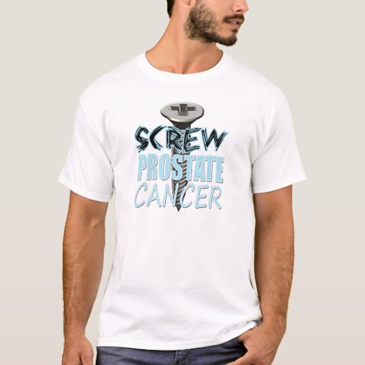 T-shirt Cancer de la prostate de vis (Devant)