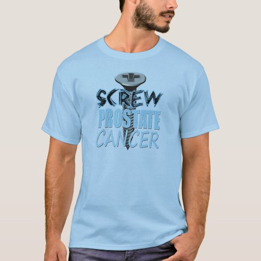 T-shirt Cancer de la prostate de vis (Devant)