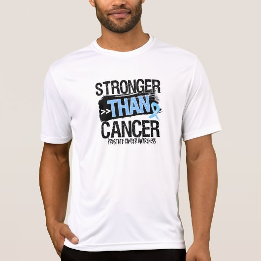 T-shirt Cancer de la prostate - plus fort que le Cancer (Devant)