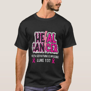 T-shirt Cancer de la santé Croire Dieu Chrétien Cancer du