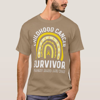 T-shirt Cancer de l'Enfance Survivant Fin de la lutte cont