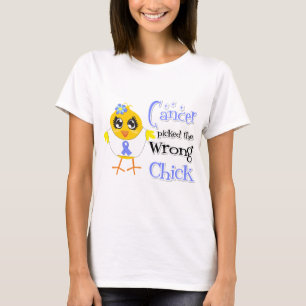 T-shirt Cancer de l'estomac a sélectionné le poussin fau
