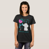 T-shirt Cancer de l'ovaire (Devant entier)