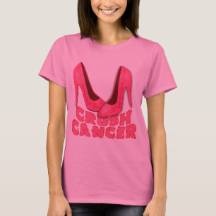 T-shirt Cancer d'écrasement avec des stylets