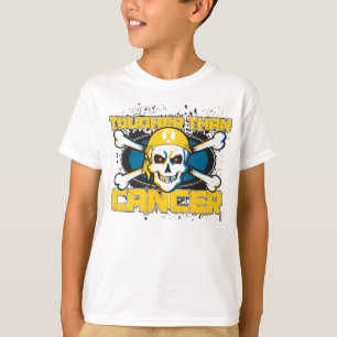 T-shirt Cancer d'enfance plus dur que le crâne de Cancer