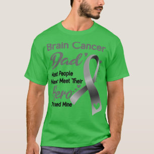 T-shirt Cancer du cerveau Papa La plupart des gens ne renc