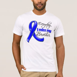 T-shirt Cancer du colon quotidien de Mlle My Brother d'I