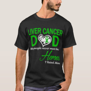 T-shirt Cancer du foie Papa que j'ai élevé le mien