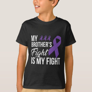 T-shirt Cancer du pancréas Lutte contre le cancer Ruban 15