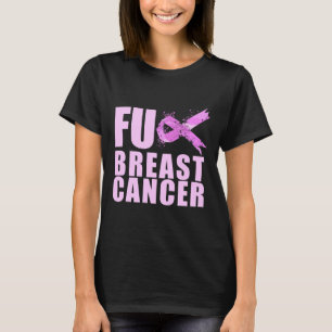 T-shirt Cancer Du Ruban Rose Pour La Sensibilisation Au Ca