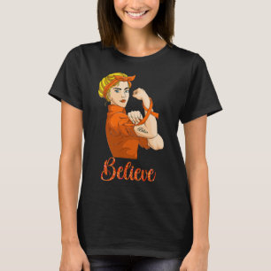 T-shirt Cancer du sang des femmes fortes