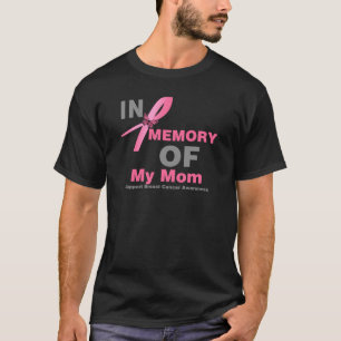 T-shirt Cancer du sein dans la mémoire de ma maman