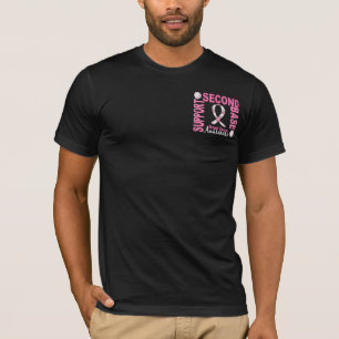 T-shirt Cancer du sein de la seconde base 1