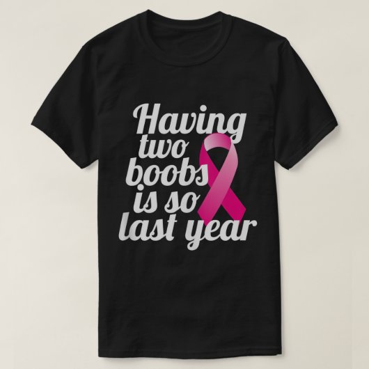 T-shirt Cancer du sein Double mastectomie Cadeaux de récup (Design devant)