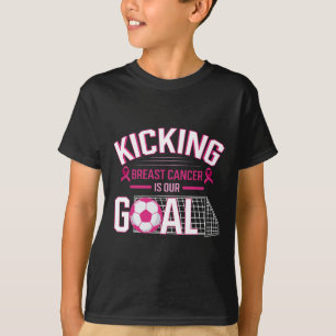 T-shirt Cancer Du Sein Football Ll But Ribbon rose Mammogr