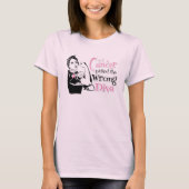 T-shirt Cancer Du Sein : Le Mauvais Diva (Devant)