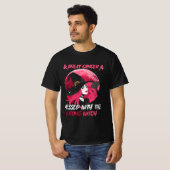 T-shirt Cancer Du Sein Mis Avec Le Mauvais Casquette De So (Devant entier)